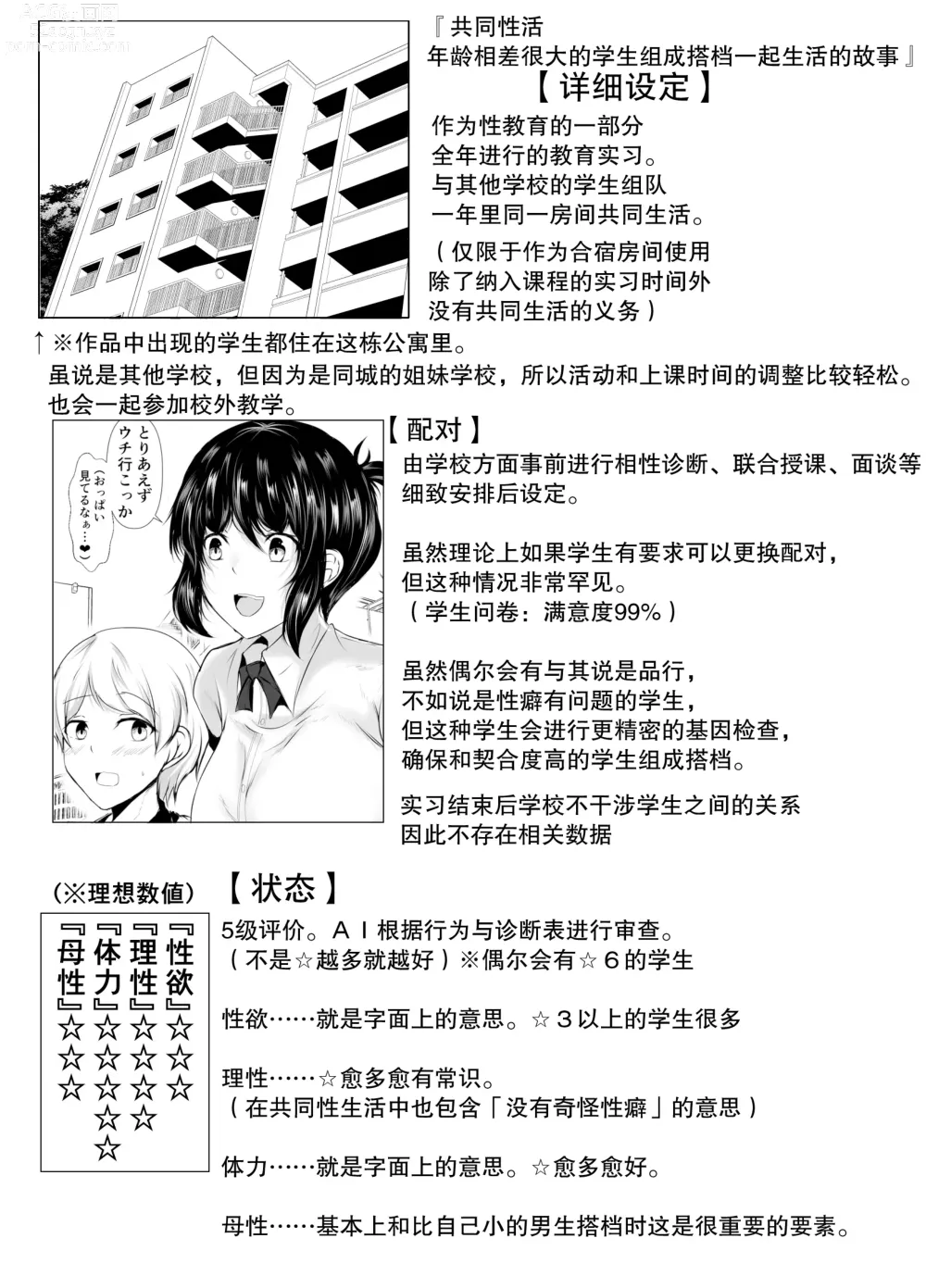 Page 66 of doujinshi 共同性活~年龄相差很大的学生组成搭档一起生活的故事~