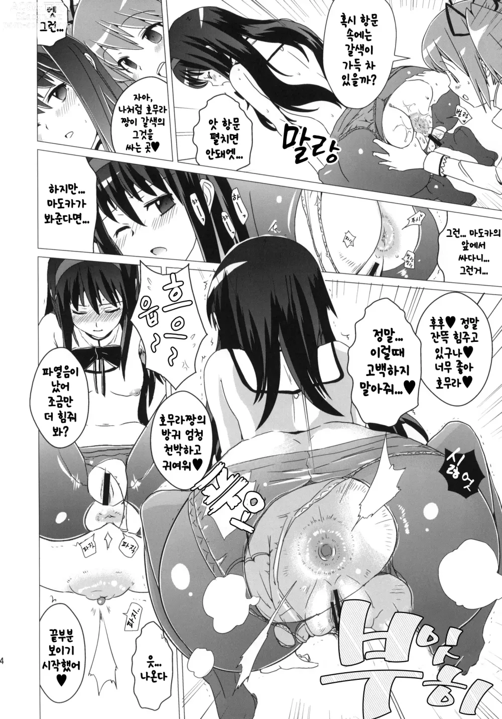 Page 13 of doujinshi 초변태 소녀 + 오마케