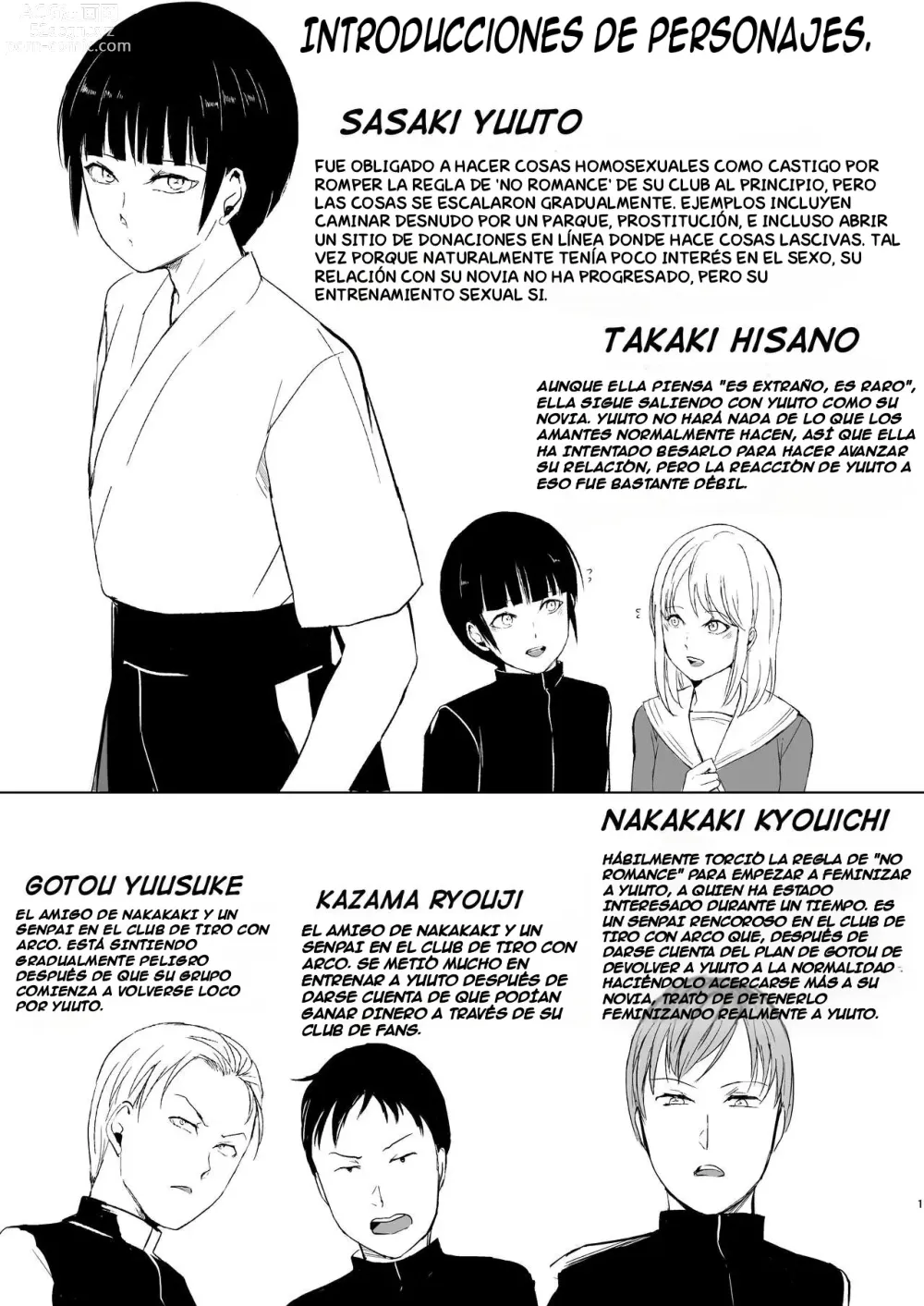 Page 2 of doujinshi Kyuudou Danshi 5 ~Bukatsu no Senpai ni Hamerarete Papa Katsu Assen, Kanojo mo Sutete Mesu ni Ochichaimashita~