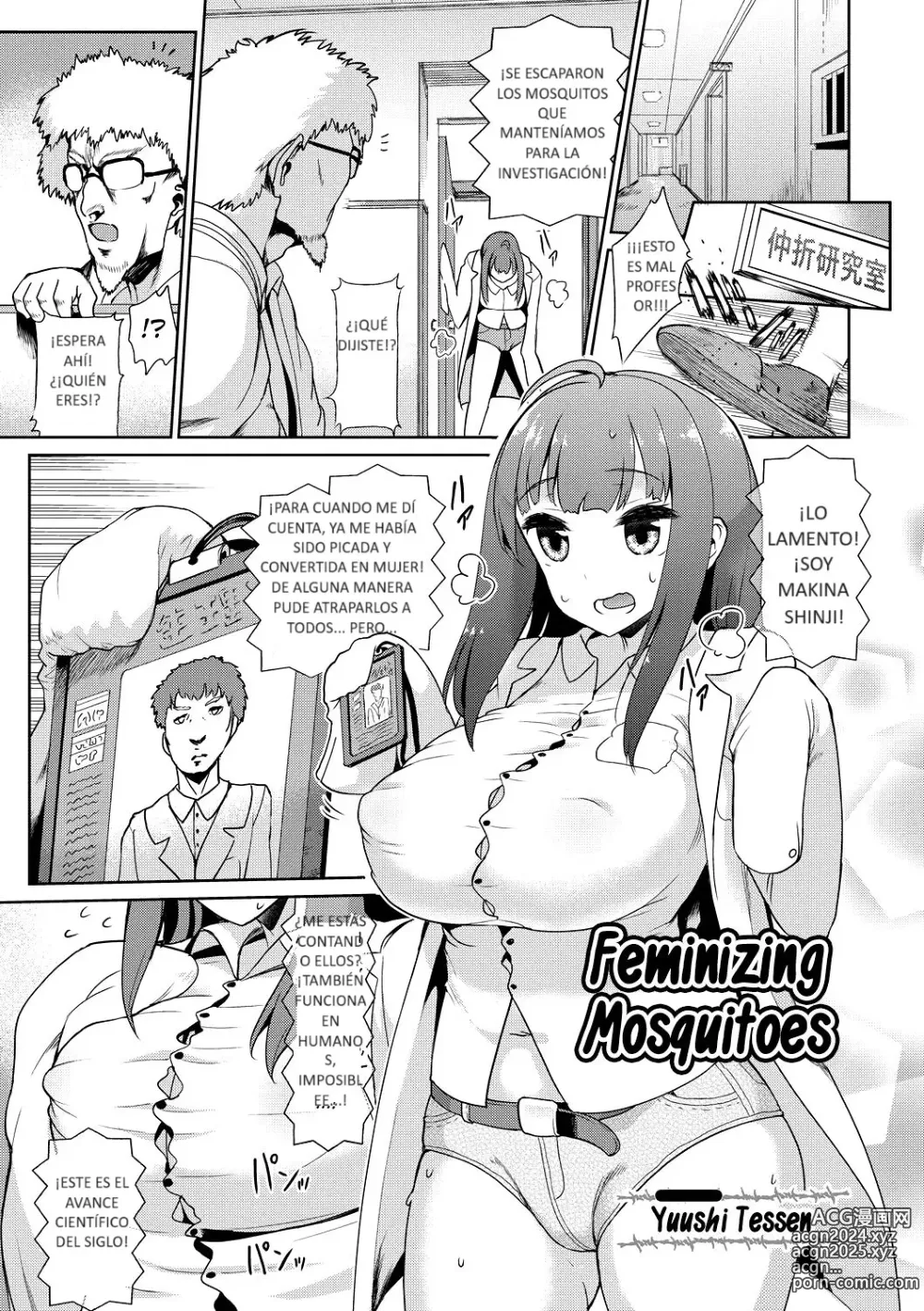 Page 1 of manga Feminizing Mosquitos