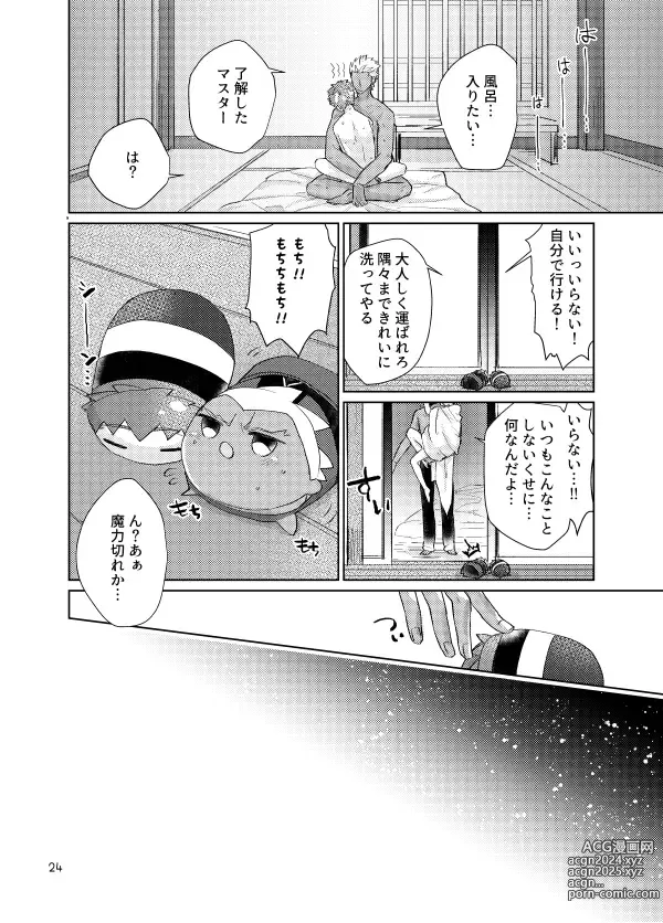 Page 22 of doujinshi Mochishiro wa Emiya Shirou no Tsukaima de Aru