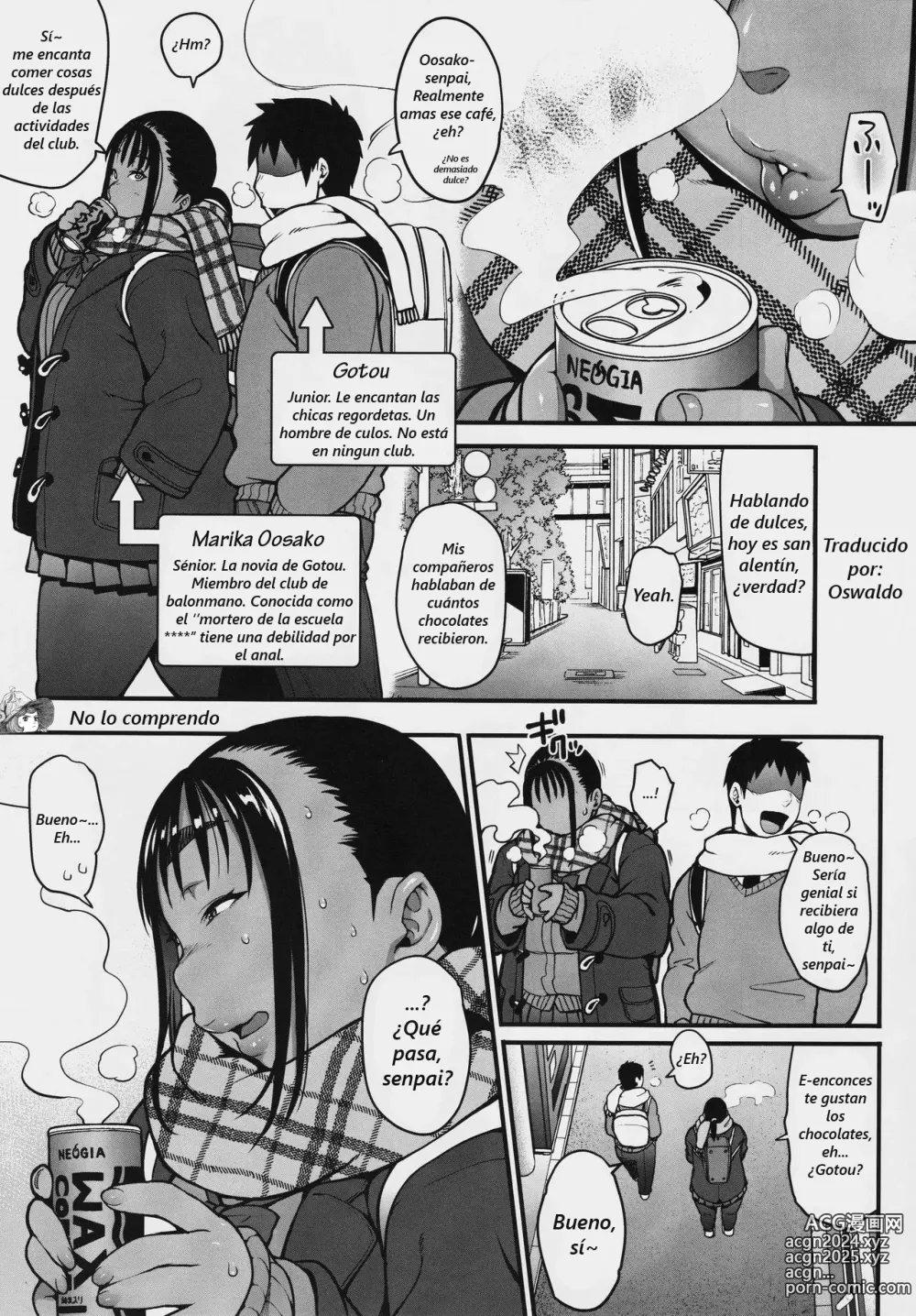 Page 3 of doujinshi Fuyu no Senpai no Oshiri* - Senpais Booty of Winter