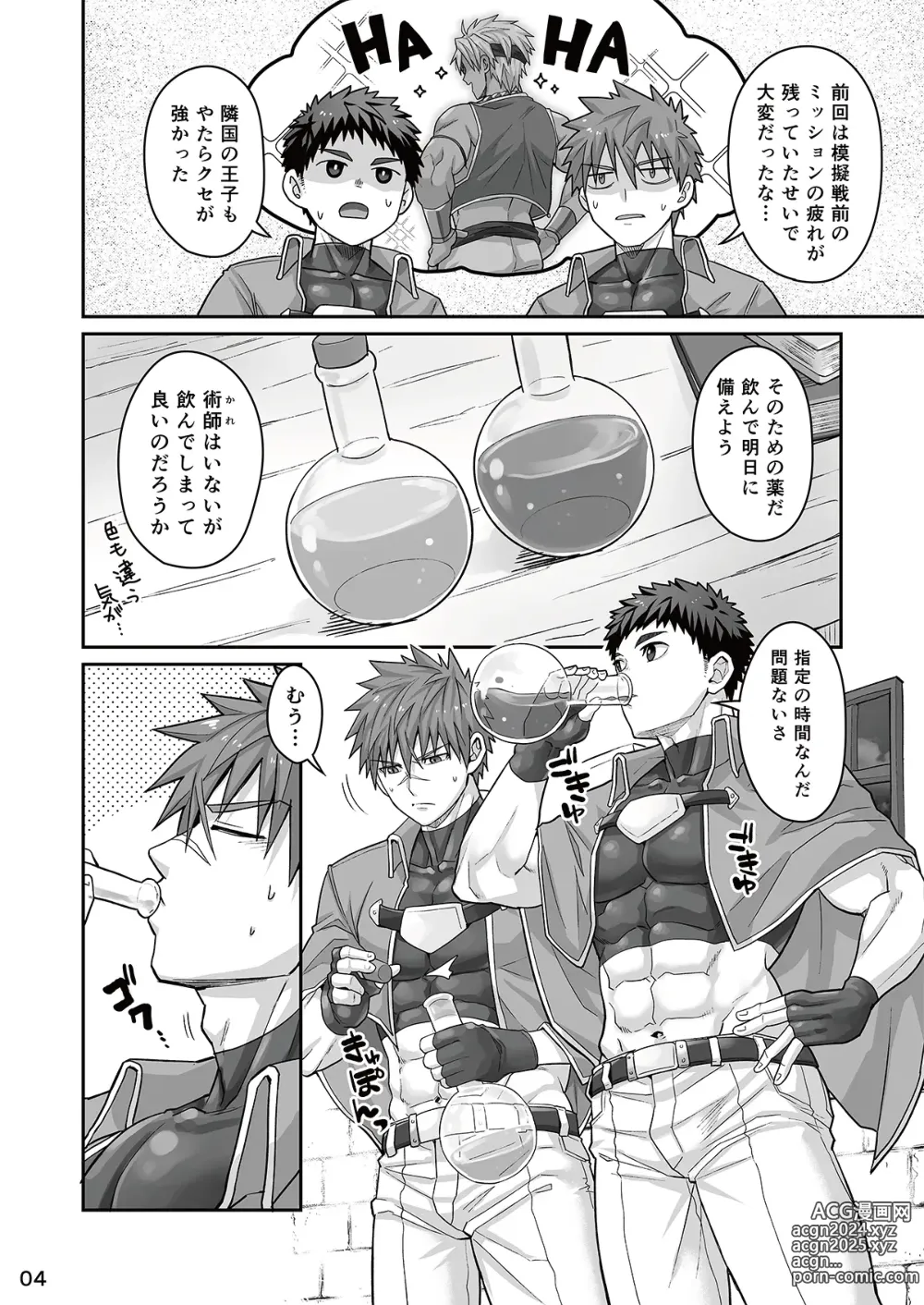 Page 3 of doujinshi Good Night, Good Knight