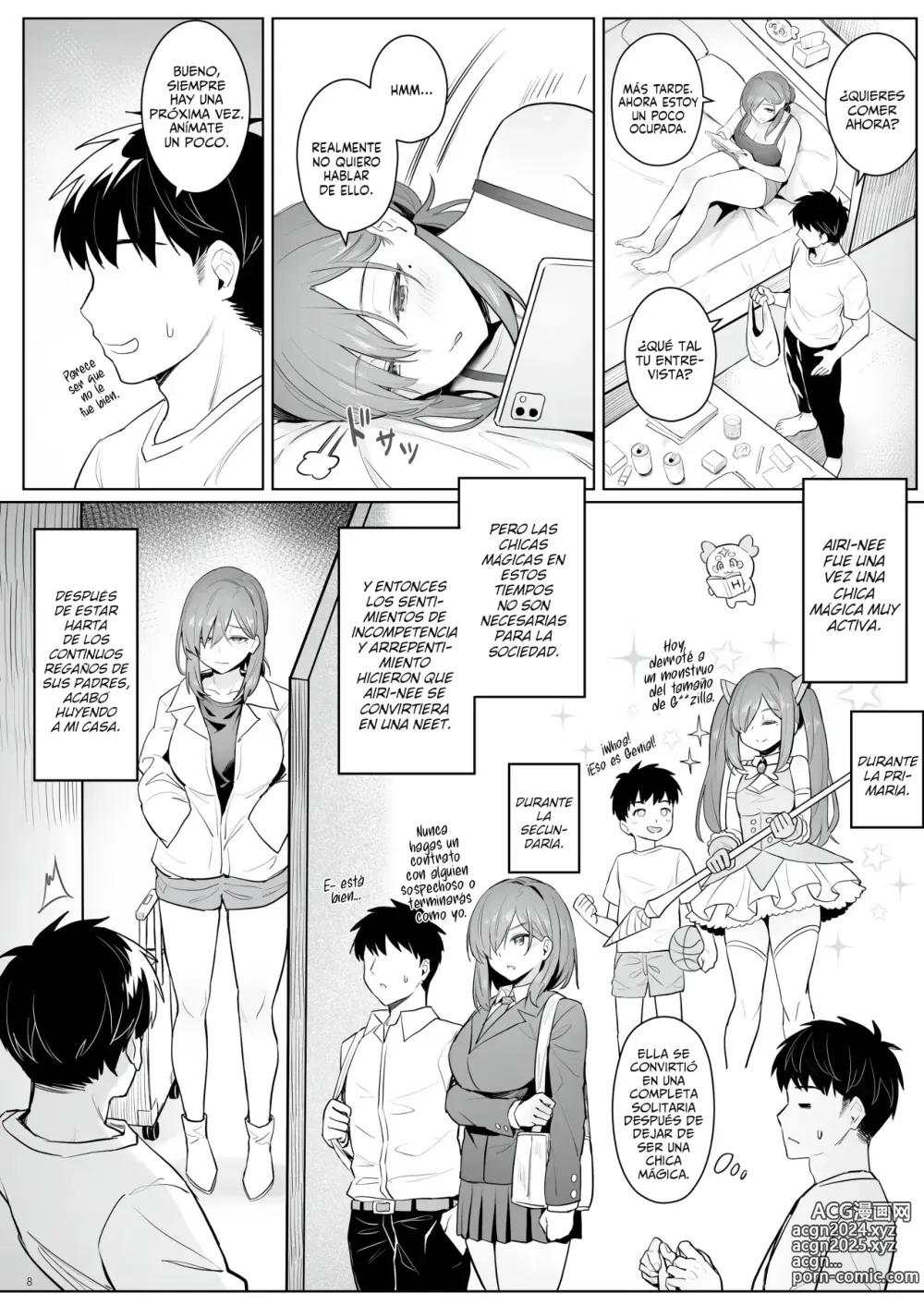 Page 7 of doujinshi La Vida NEET De Una Antigua Chica Mágica