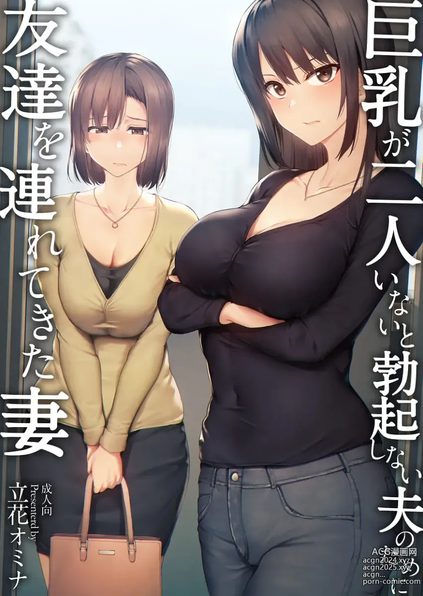 Page 2 of doujinshi 巨乳が2人いないと勃起しない夫のために友達を連れてきた妻 巨乳が2人いないと~  I II