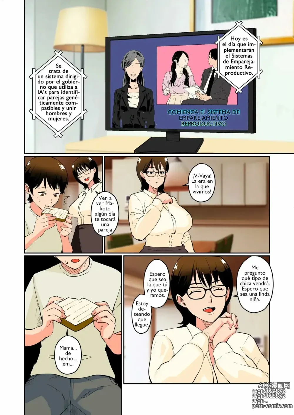 Page 3 of doujinshi Boku no Shoushika Taisaku Matching no Aite wa...... Mama!?