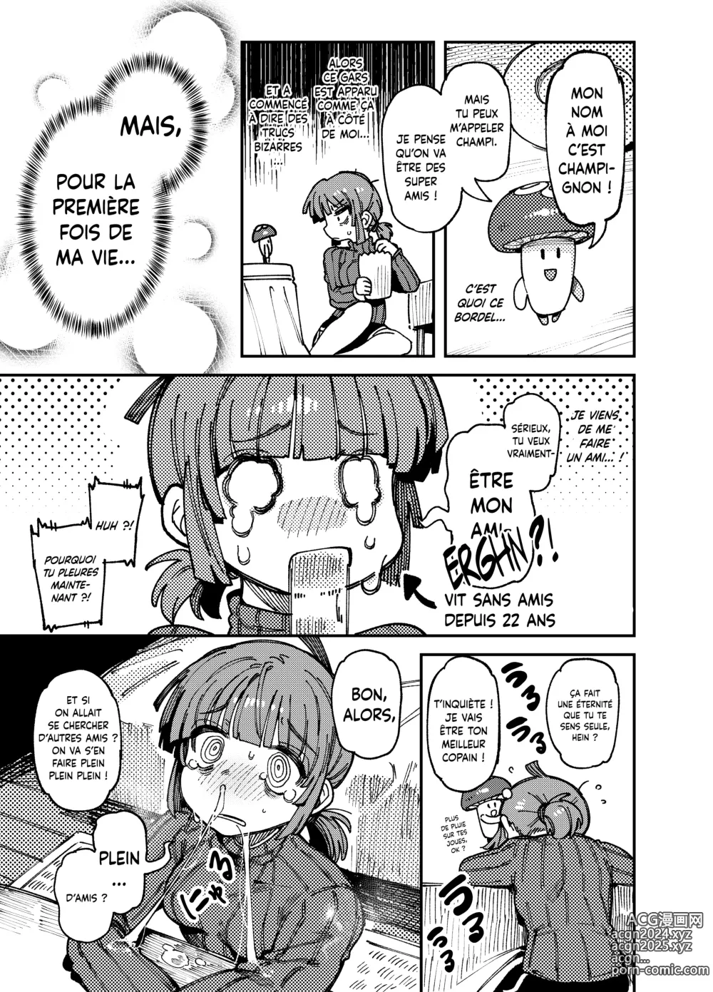 Page 7 of doujinshi Ie ga Shike Sugite Haete Kita Genkaku Yuuhatsu Suru Kinoko o Goshoku Shite Hatsujou Shita Ato no Are ya Kore