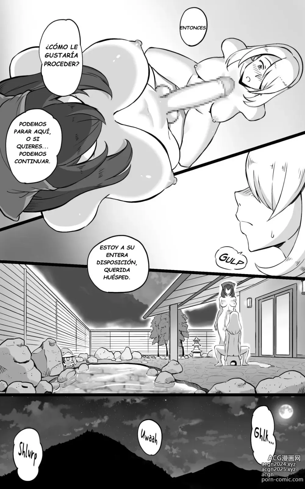 Page 16 of doujinshi Hidden Futanari Hot-springs Retreat ~what becomes of the broken hearted~