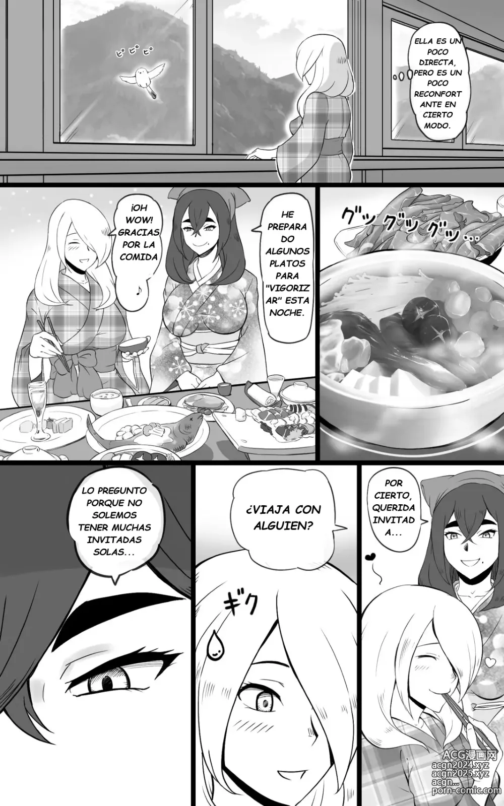 Page 4 of doujinshi Hidden Futanari Hot-springs Retreat ~what becomes of the broken hearted~