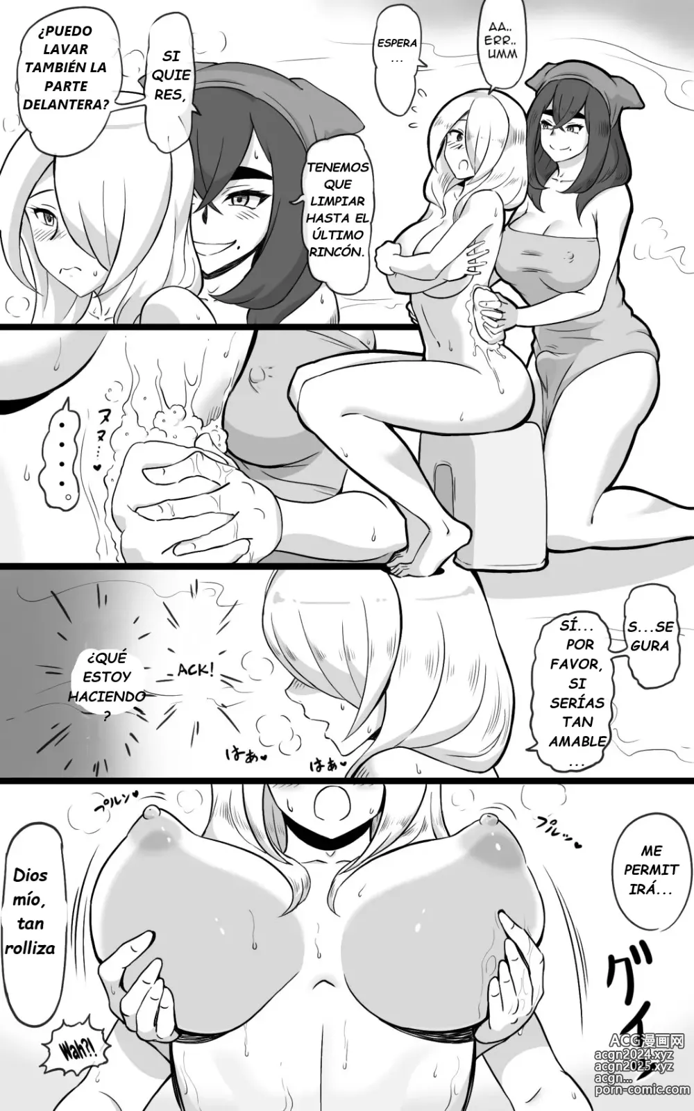 Page 9 of doujinshi Hidden Futanari Hot-springs Retreat ~what becomes of the broken hearted~