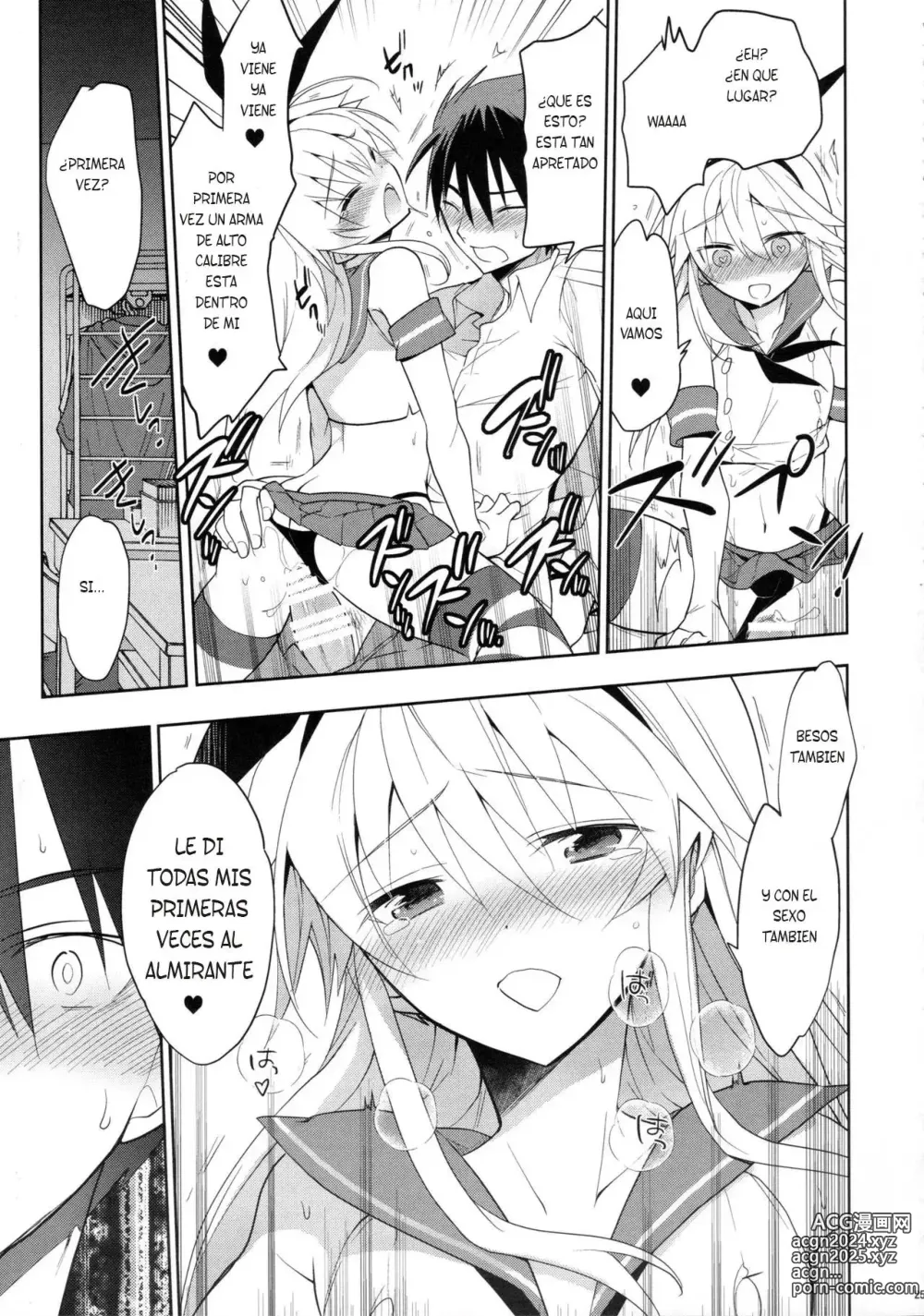 Page 23 of doujinshi El amor de Shimakaze-kun es ciego