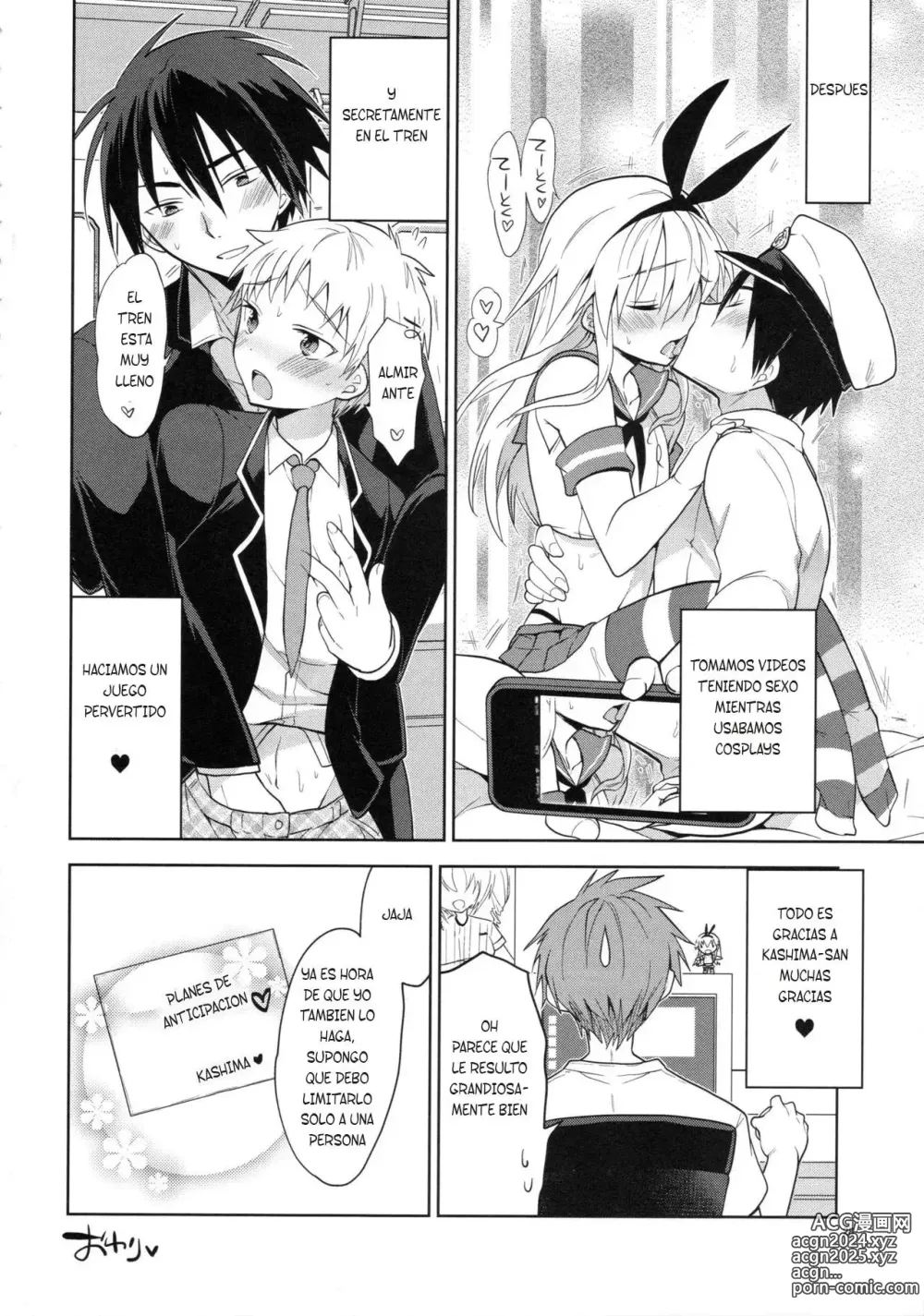 Page 26 of doujinshi El amor de Shimakaze-kun es ciego