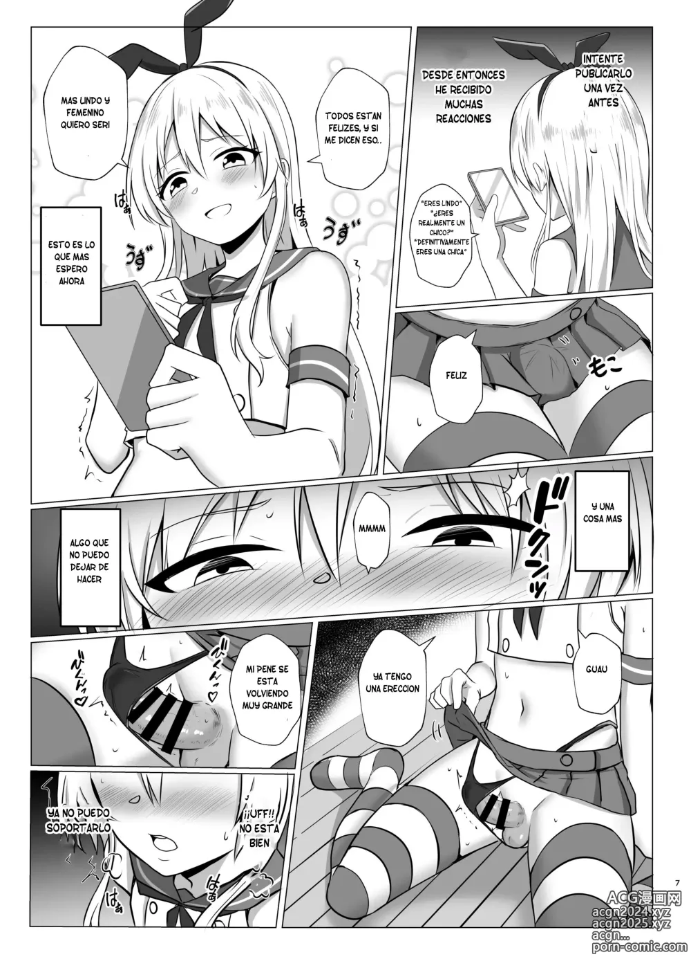 Page 6 of doujinshi Shimakaze-kun ni Natte Onani shi Chau Hon