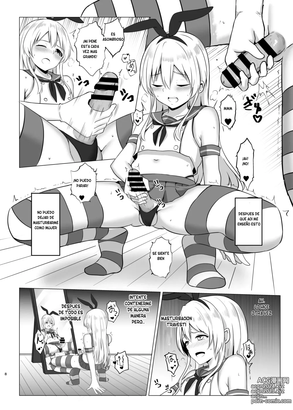 Page 7 of doujinshi Shimakaze-kun ni Natte Onani shi Chau Hon