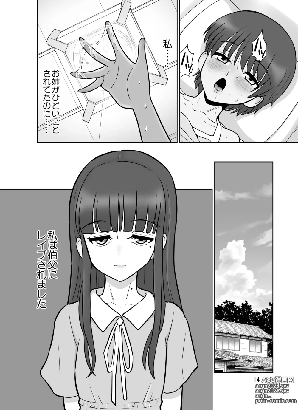 Page 14 of doujinshi Takizawa shimai-sei-chou nikki