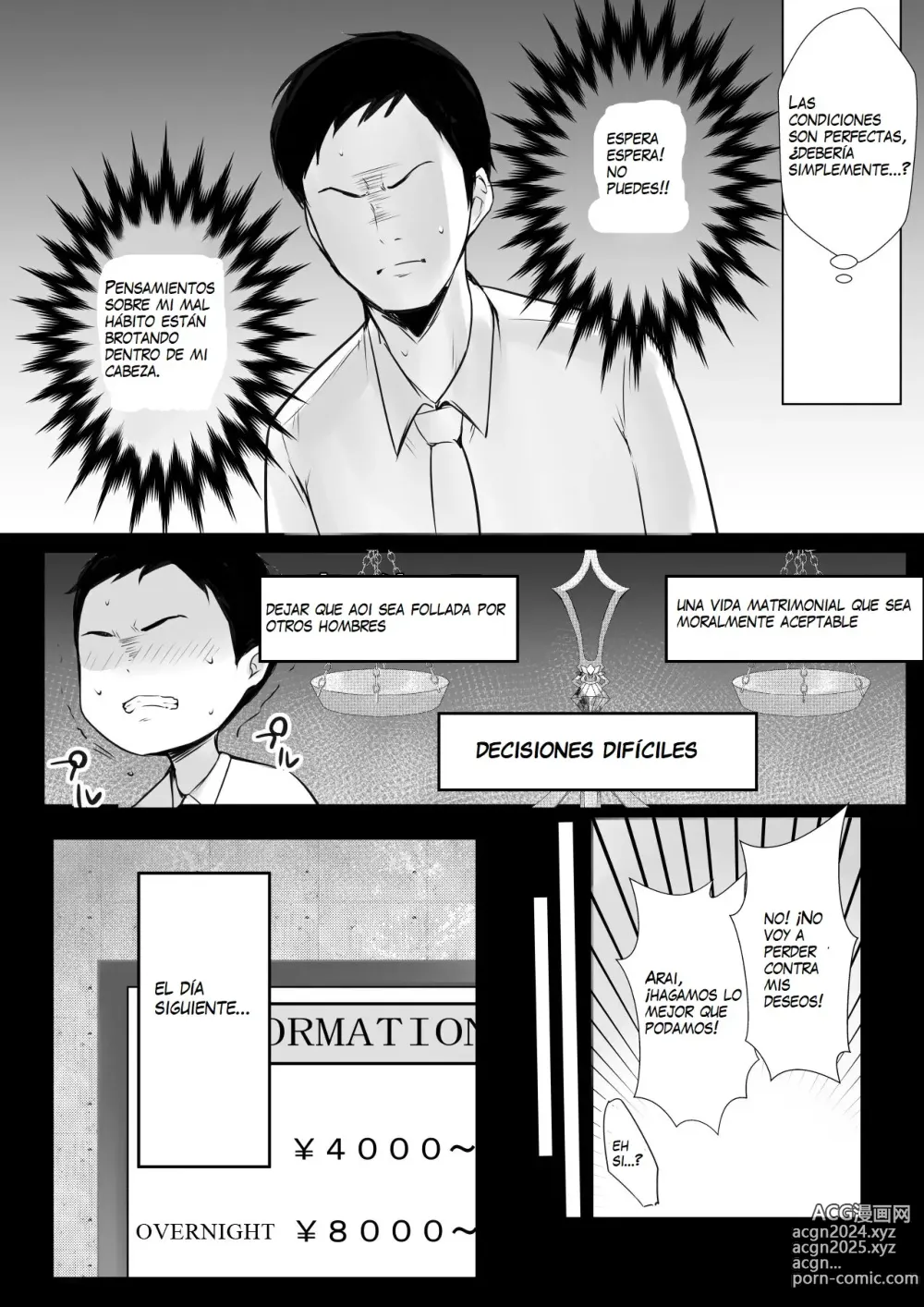 Page 8 of doujinshi Vi a una esposa de preparatoria de grandes pechos que solo deja que otro hombre la mime y abrace 6.