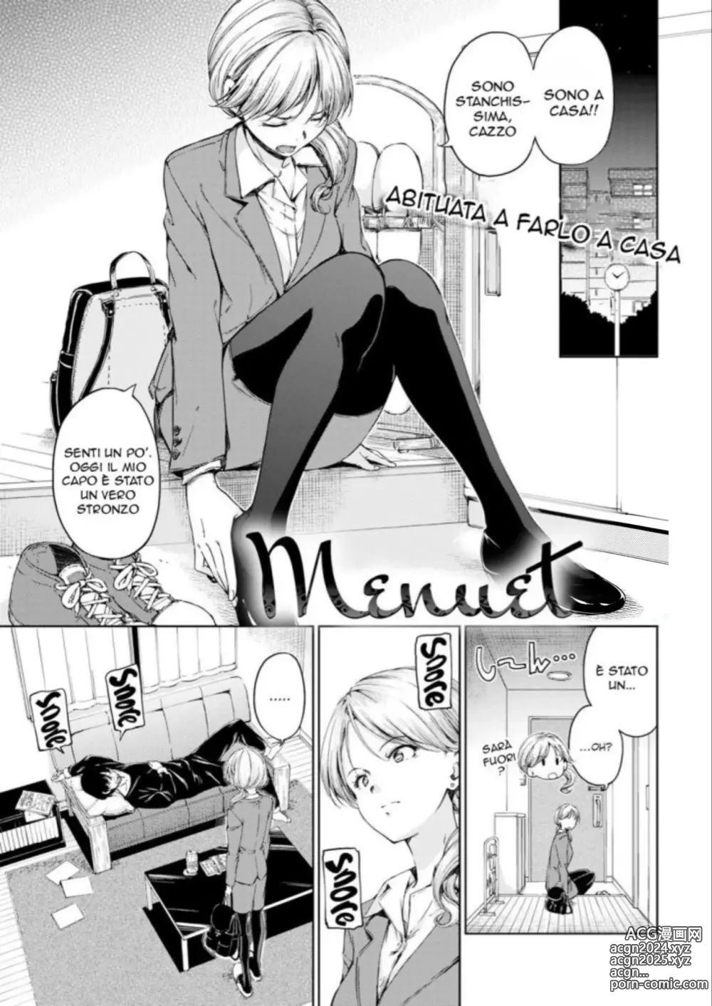 Page 1 of manga Menuet