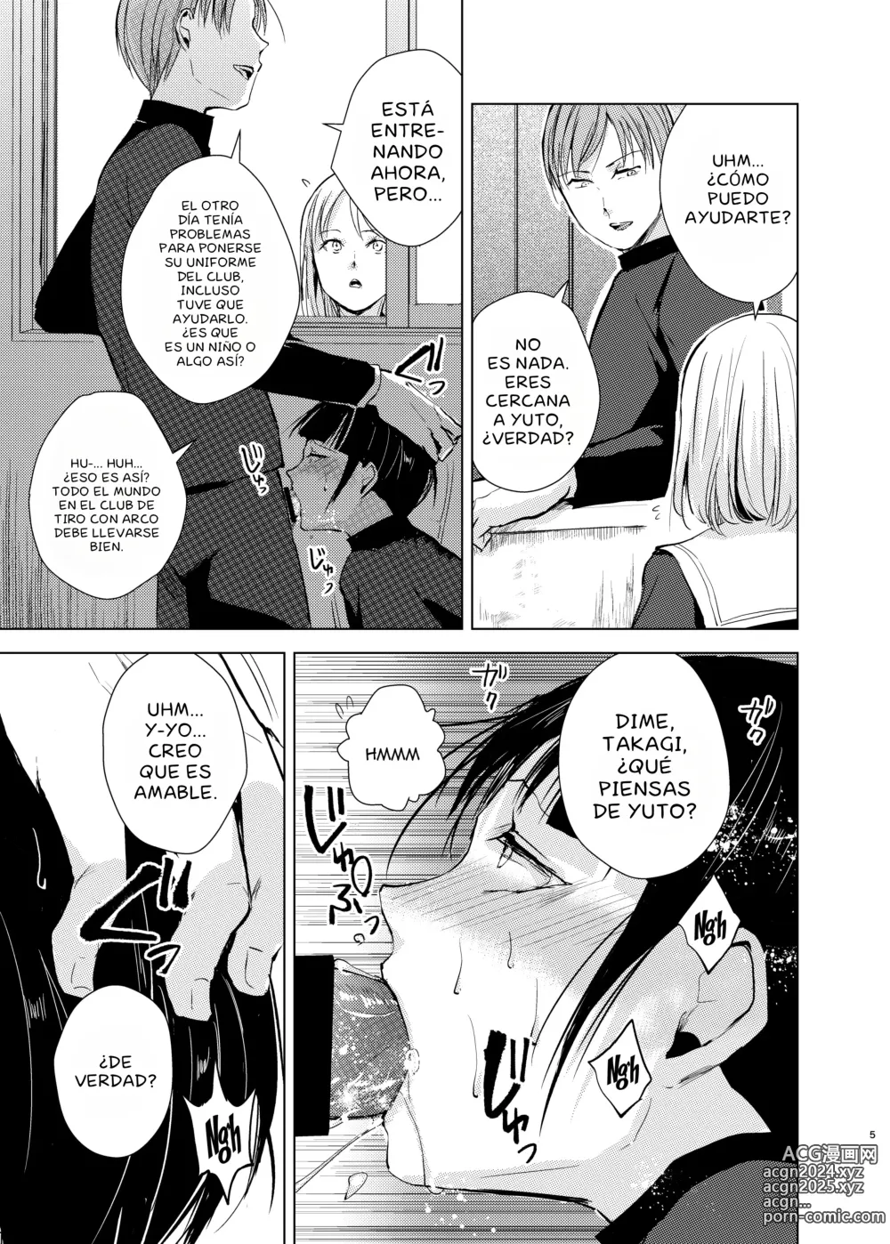 Page 6 of doujinshi Kyuudou Danshi 2 x Netorare Choukyou Bukatsu no Senpai ni Mesu Ochi Saserare Kanojo ni Kakurete Shuuchi Choukyou Saremashita