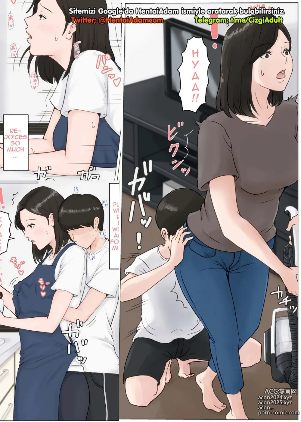 Page 1 of doujinshi Mother and No Other!! (Seksi Annem) 1-4