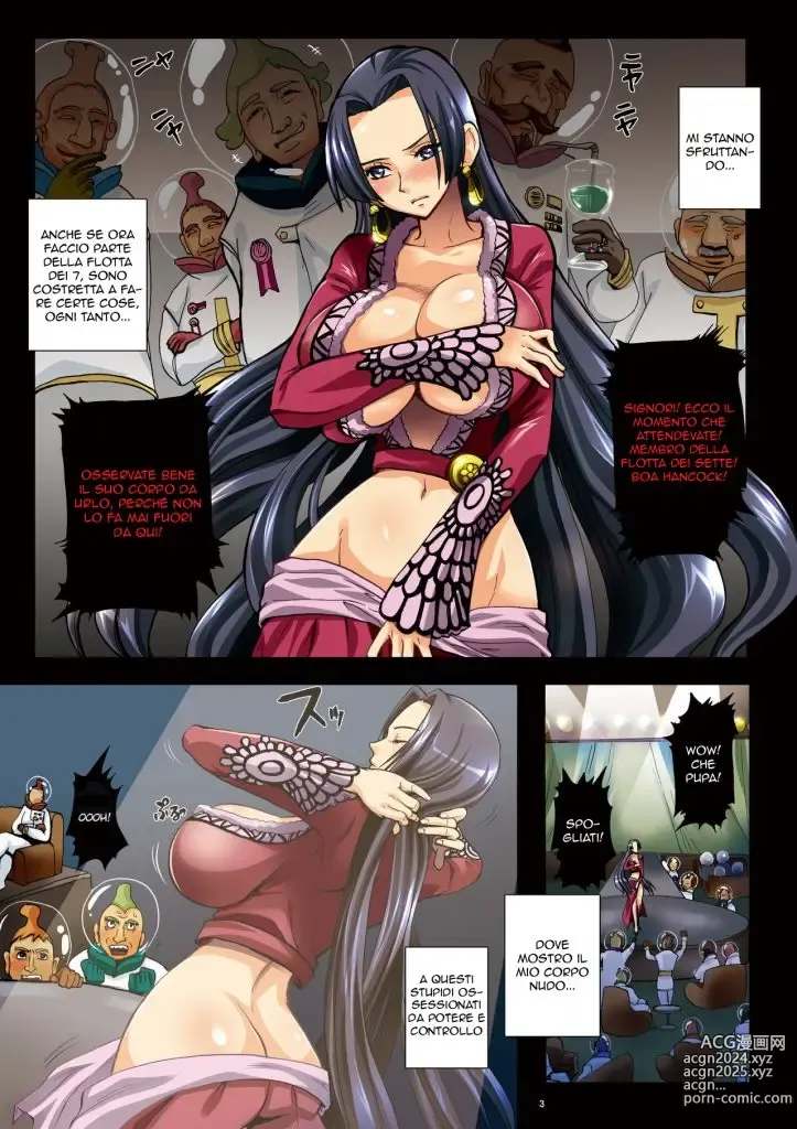 Page 3 of doujinshi Lo Spettacolo dell' Imperatrice Pirata