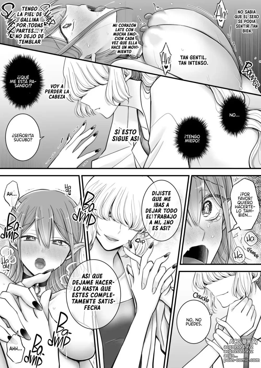 Page 19 of doujinshi Yuri de Succubus  Vol. 1 No puedo creer que haya caido por una humana