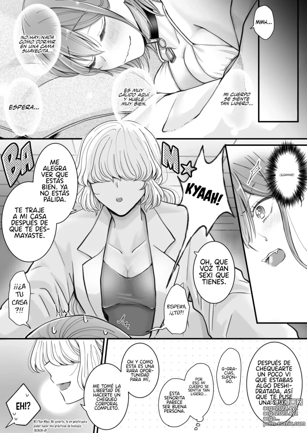 Page 6 of doujinshi Yuri de Succubus  Vol. 1 No puedo creer que haya caido por una humana