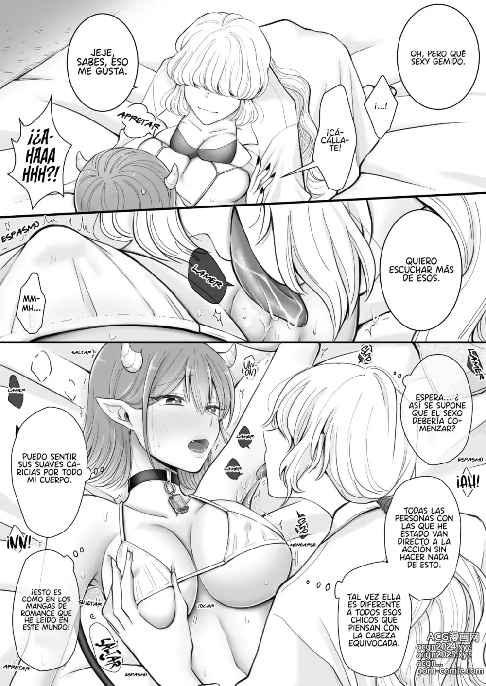 Page 10 of doujinshi Yuri de Succubus  Vol. 1 No puedo creer que haya caido por una humana