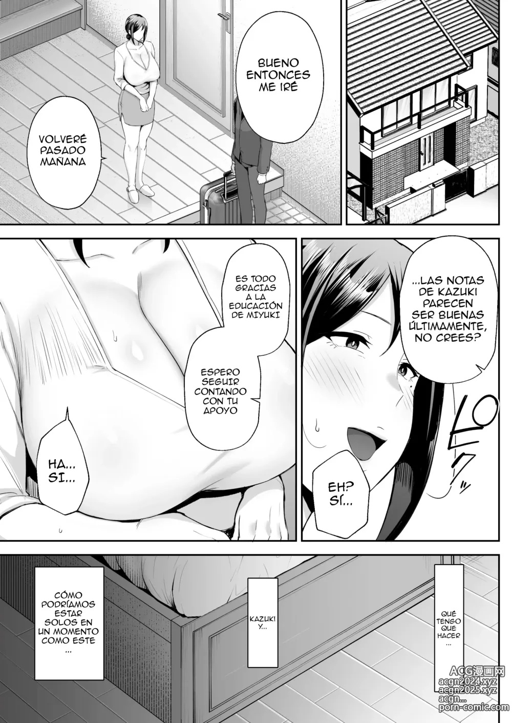 Page 24 of doujinshi Ichiban Michika de Eroi Mesu Miyuki ~Haha dakedo, Shikosaru Musuko ni Komattemasu...~