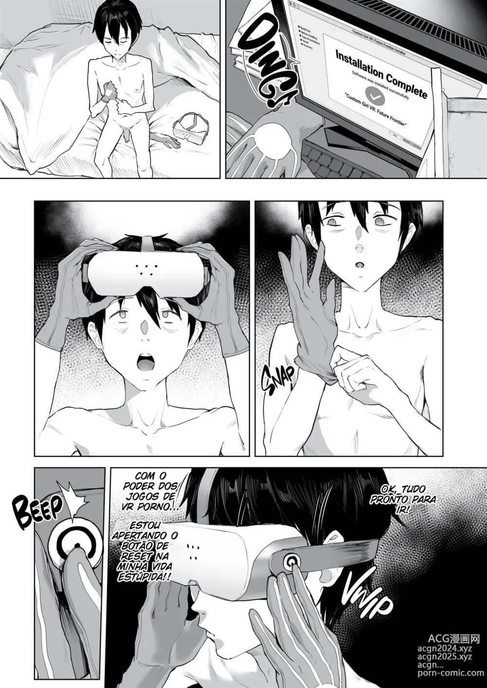 Page 4 of doujinshi NOVO JOGO+ com meu Harém 01