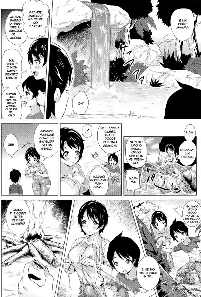 Page 4 of manga Con la Mamma Sull' Isola Deserta