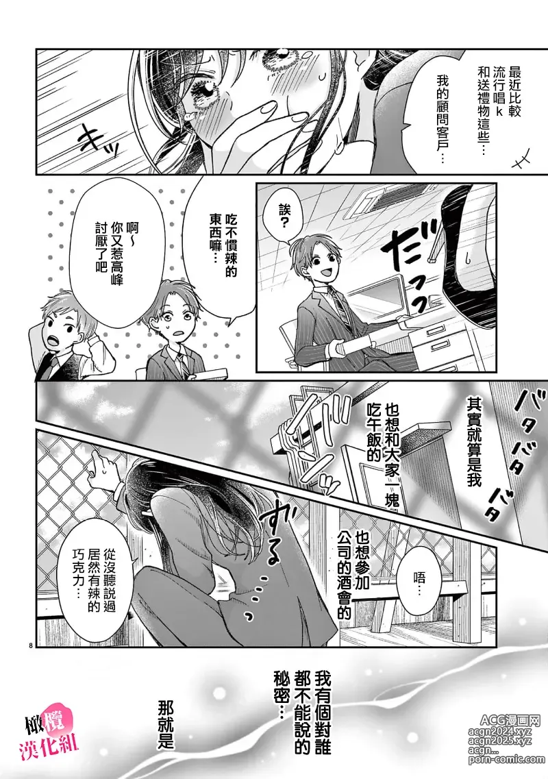 Page 10 of manga 就连口中很色情的弱点也暴露给了竞争对手的同事 1-5