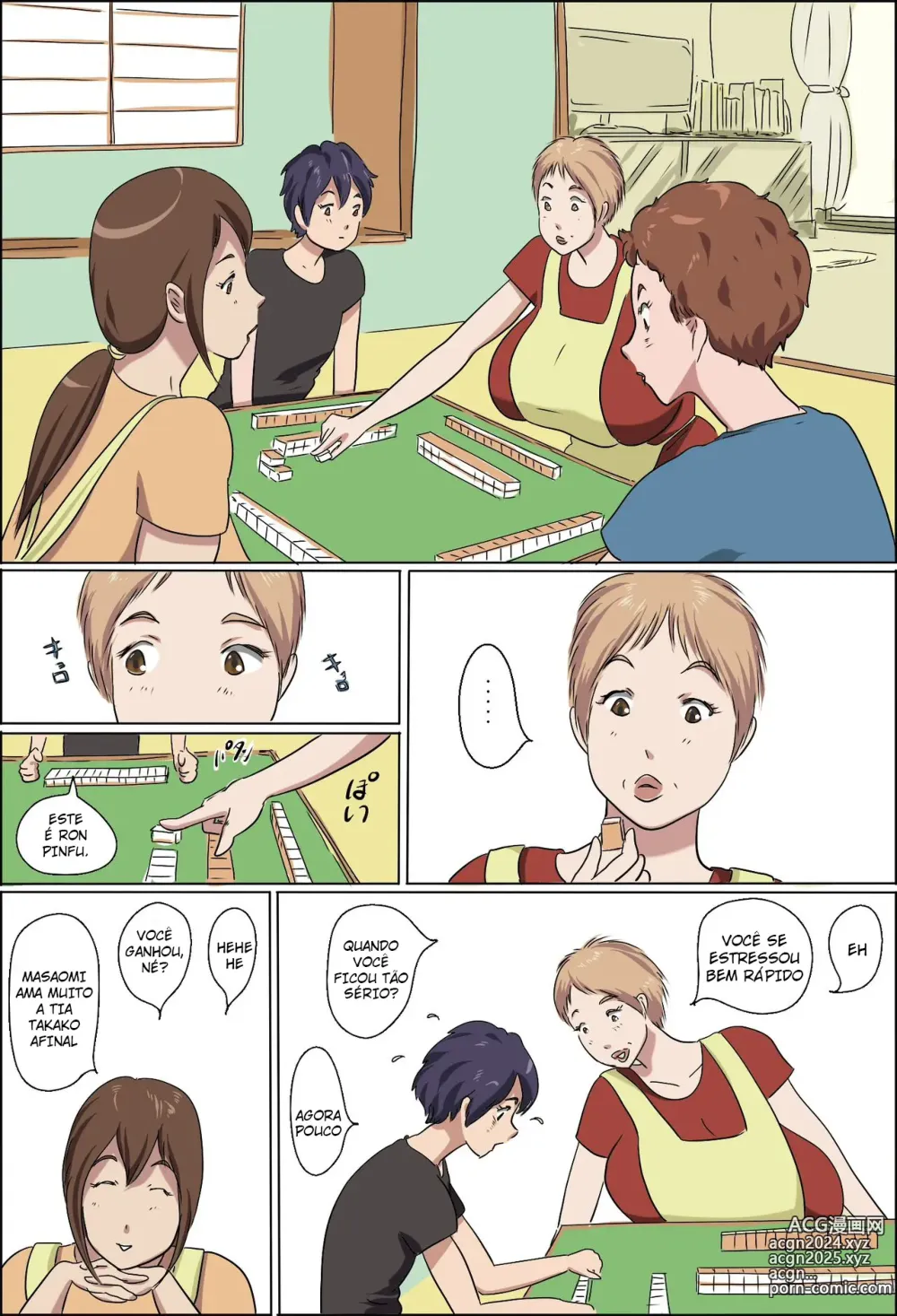 Page 3 of doujinshi Kazoku Taikou Mahjan Taikai - Torneio Familiar De Mahjong Família Fujisaki vs Familia Yamada