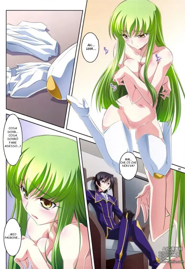 Page 2 of doujinshi Il Padrone di C.C