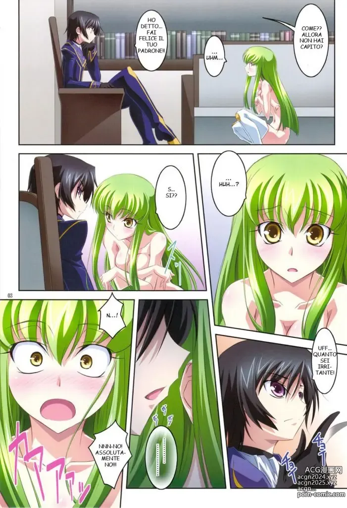 Page 3 of doujinshi Il Padrone di C.C