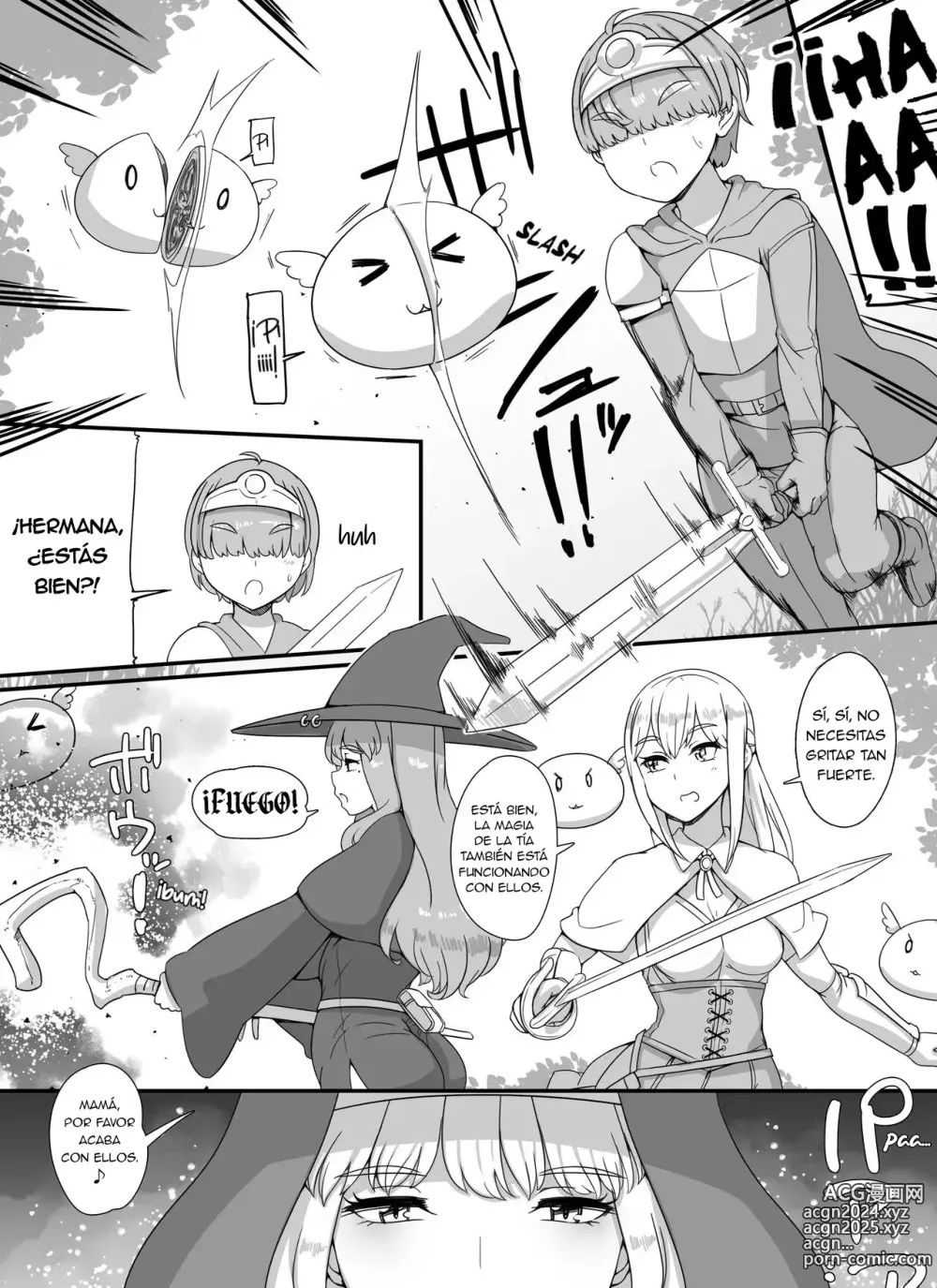 Page 4 of doujinshi Haha Ane Oba ga Succubus na Shota Yuusha Harem Party