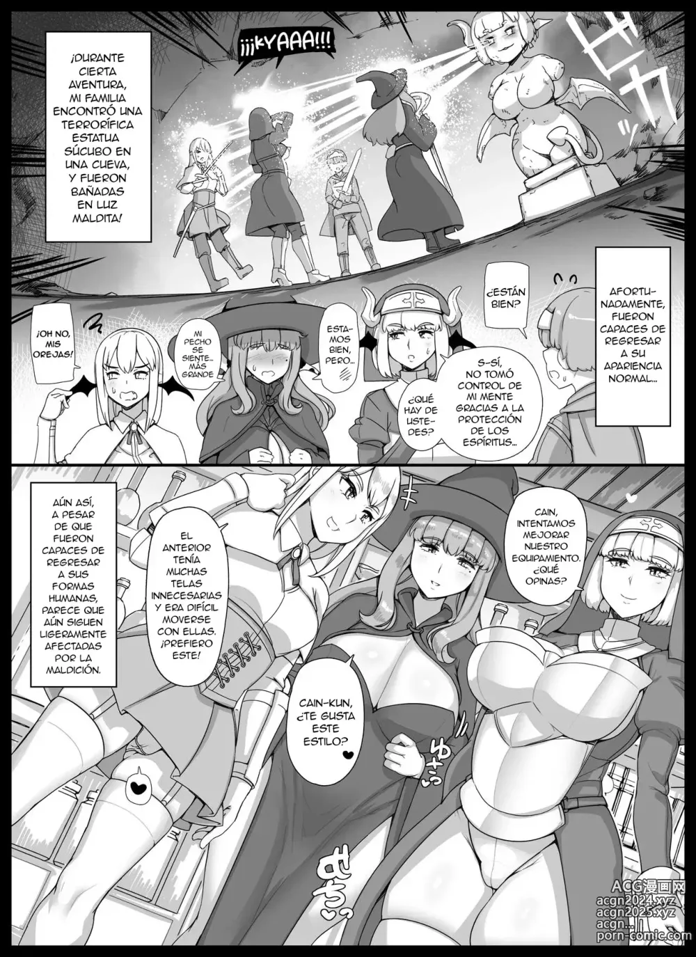 Page 10 of doujinshi Haha Ane Oba ga Succubus na Shota Yuusha Harem Party