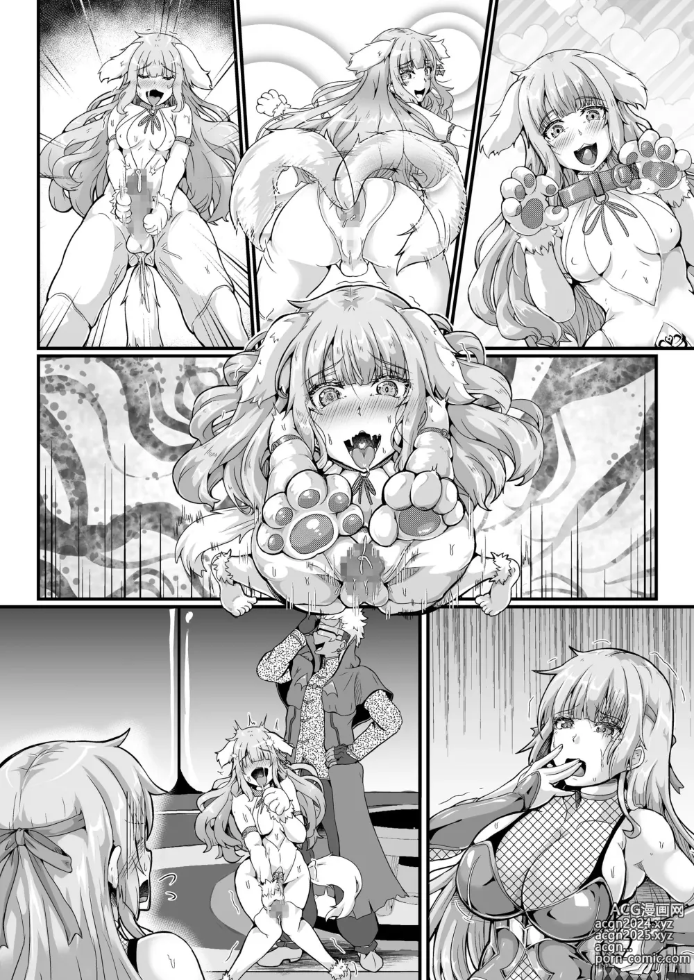 Page 50 of doujinshi Taimanin Alicia no Junan ~Youma ni Haiboku Shita Taimanin wa Akuochi Sennou Choukyou~