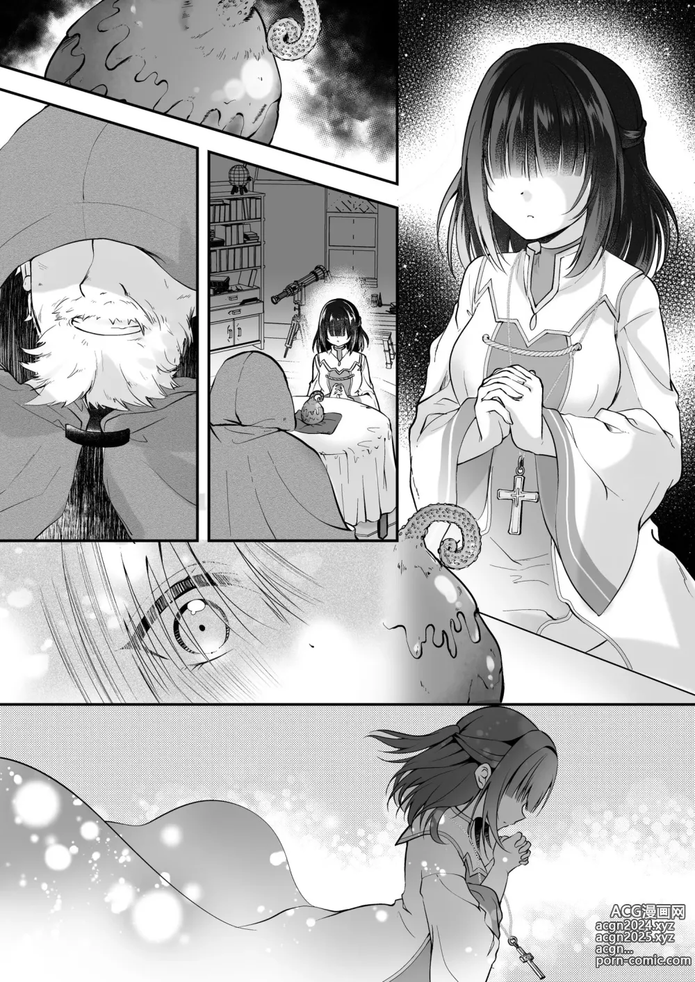 Page 38 of doujinshi 堕入黑暗的修女的全盘吞噬快感污染～如果我全部吞噬来NTR的人的话，我就是赢家对吧♪～