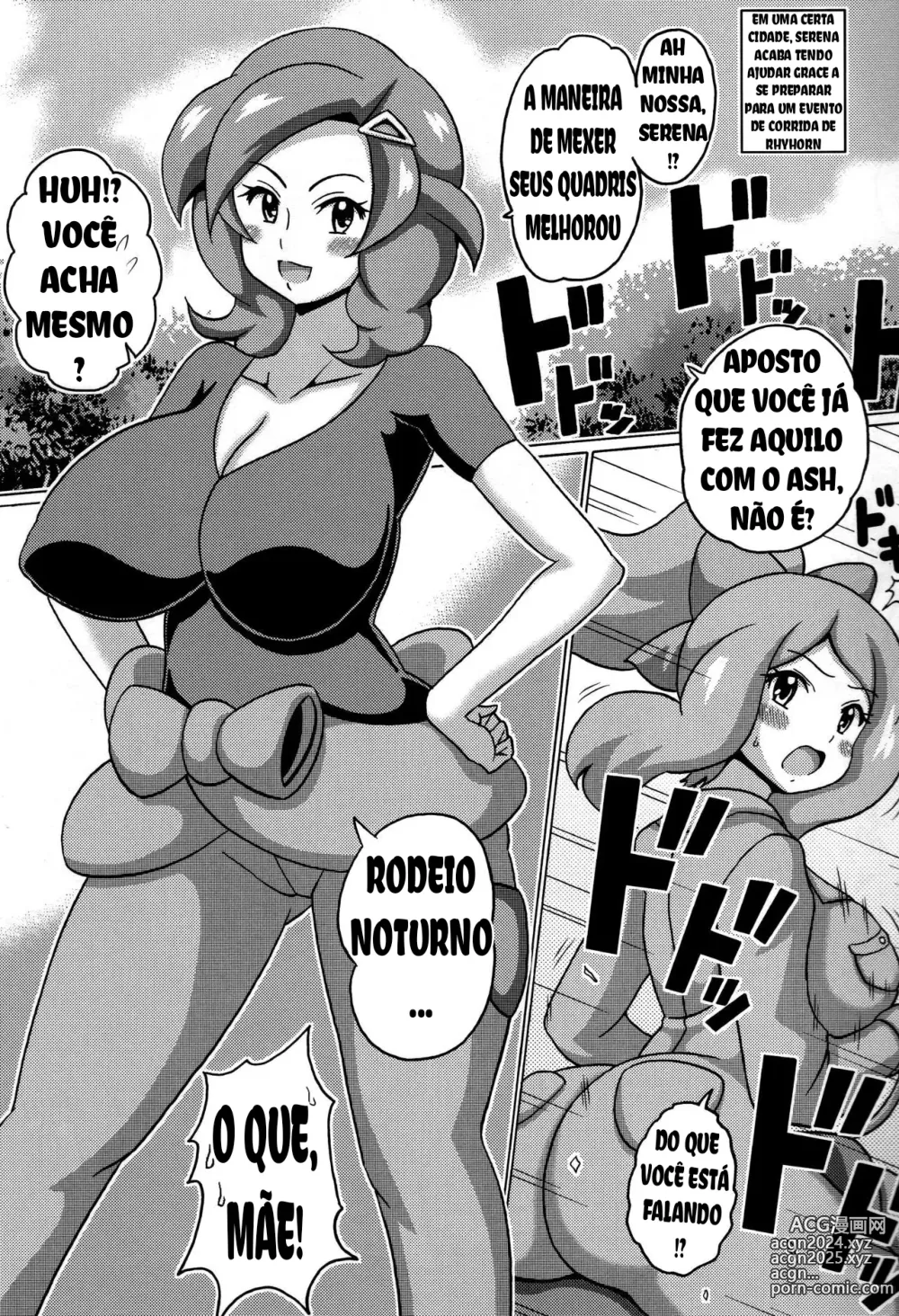 Page 3 of doujinshi Saki to Serena no Oyako Hon