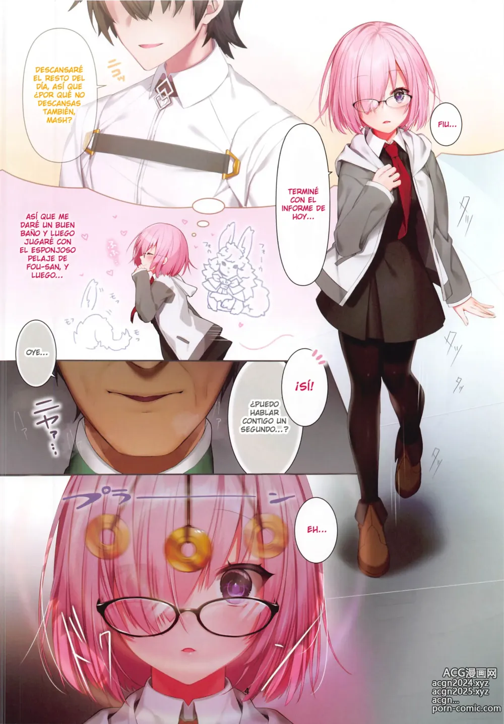 Page 3 of doujinshi Para corromper a una kohai (Mash) no necesitas hechizo de comando