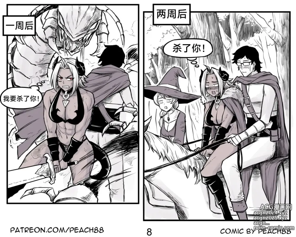 Page 9 of doujinshi 魔王女朋友 Demon King GF ch1-8 (+Patreon extra) ［无机咖啡酸个人汉化］