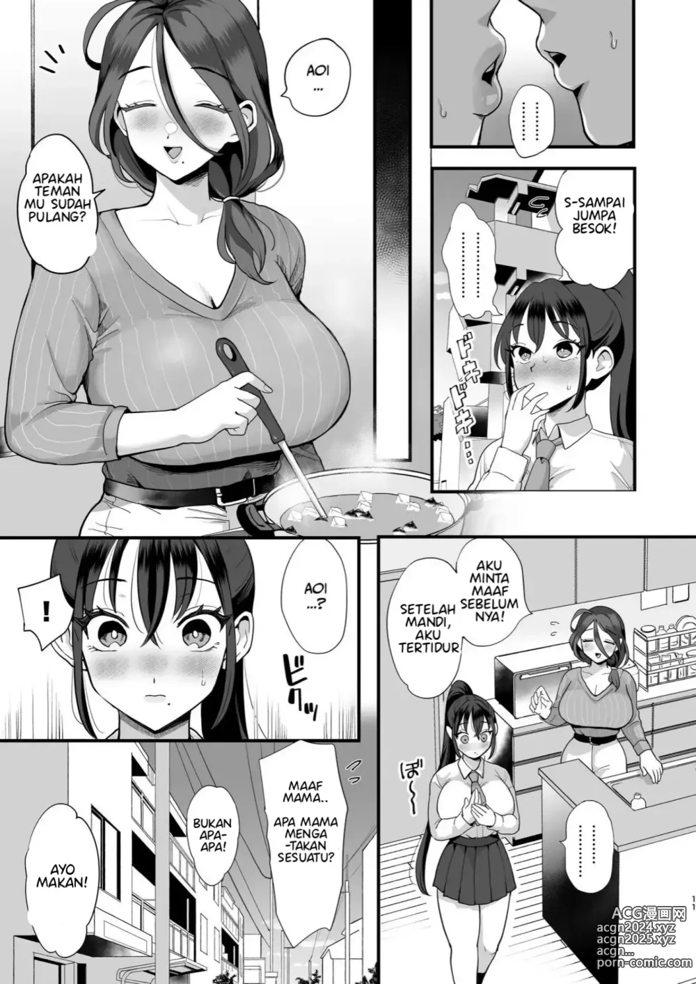 Page 10 of doujinshi Entranced Daughter and Natural Airhead Mother