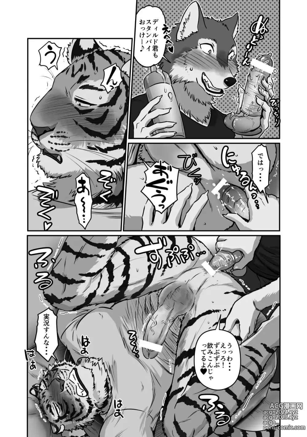 Page 22 of doujinshi Wolf Teacher & Tiger Daddy 2