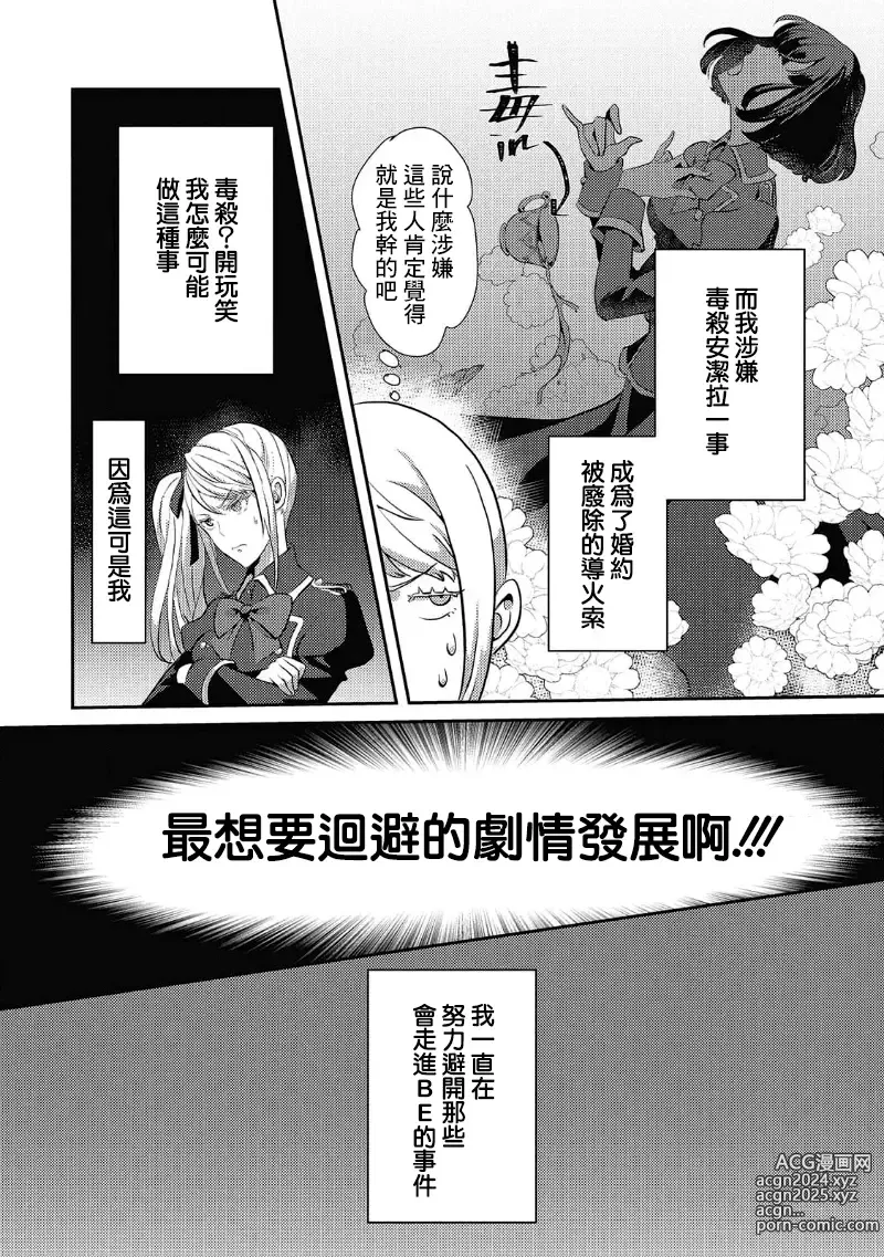 Page 6 of manga 转生成恶役千金本应迎来破灭结局，没想到却被严肃死板的王太子宠上了天！？ 1-7