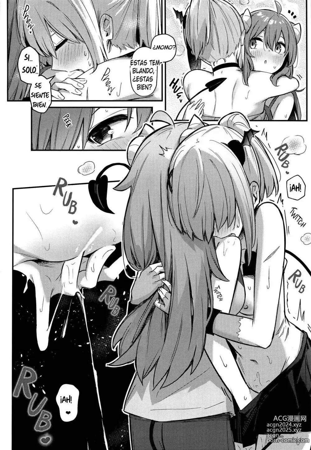 Page 23 of doujinshi Momo-chan Yamiochi shita!?