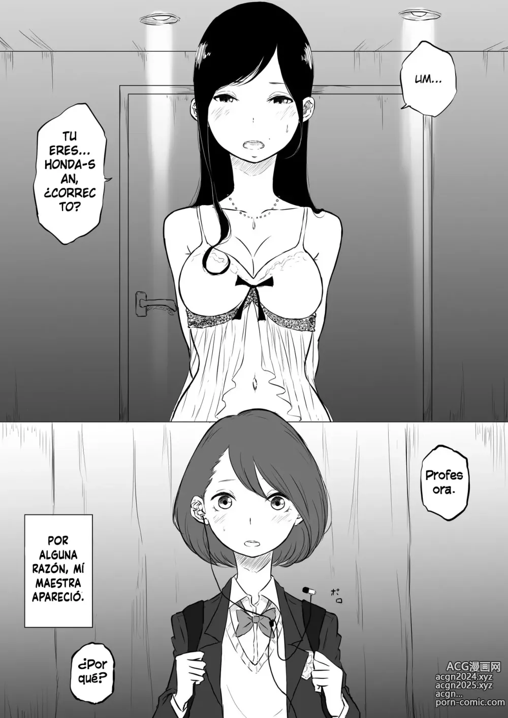 Page 2 of doujinshi I Went to a Lesbian Brothel and My Teacher Was There