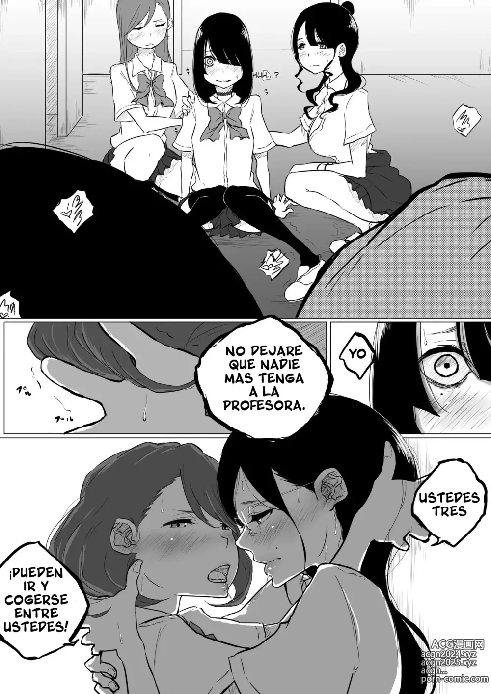 Page 13 of doujinshi I Went to a Lesbian Brothel and My Teacher Was There