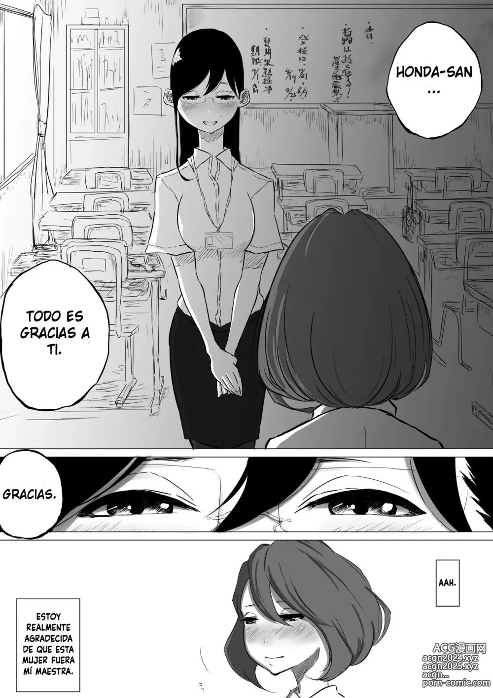 Page 33 of doujinshi I Went to a Lesbian Brothel and My Teacher Was There