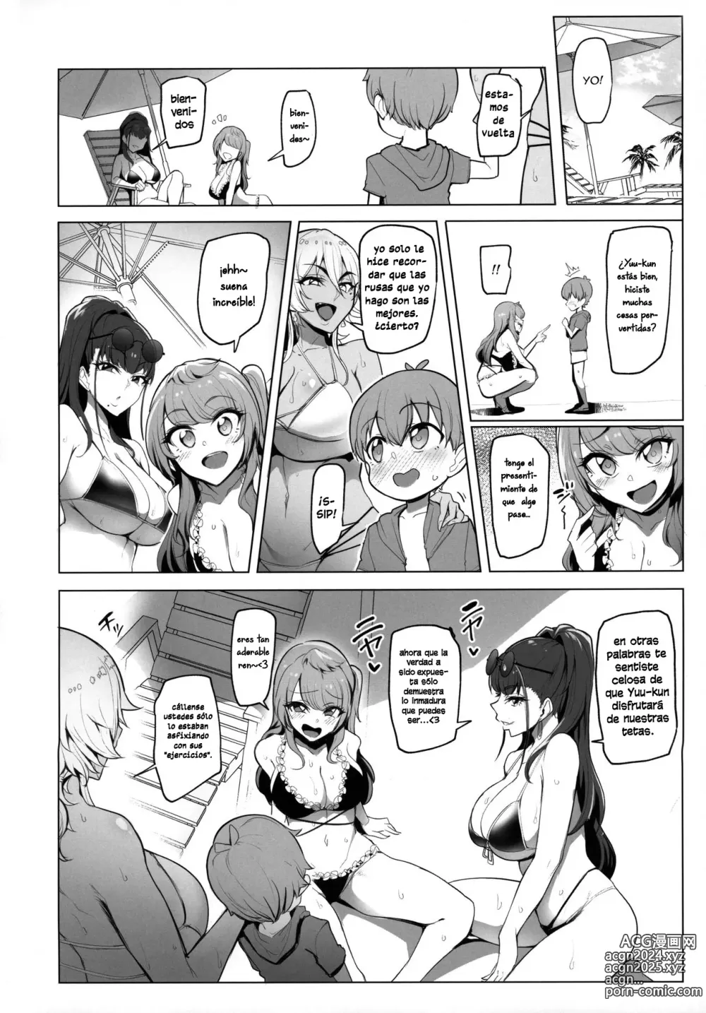 Page 22 of doujinshi Visiting the beach with the lewd gal onee-sans