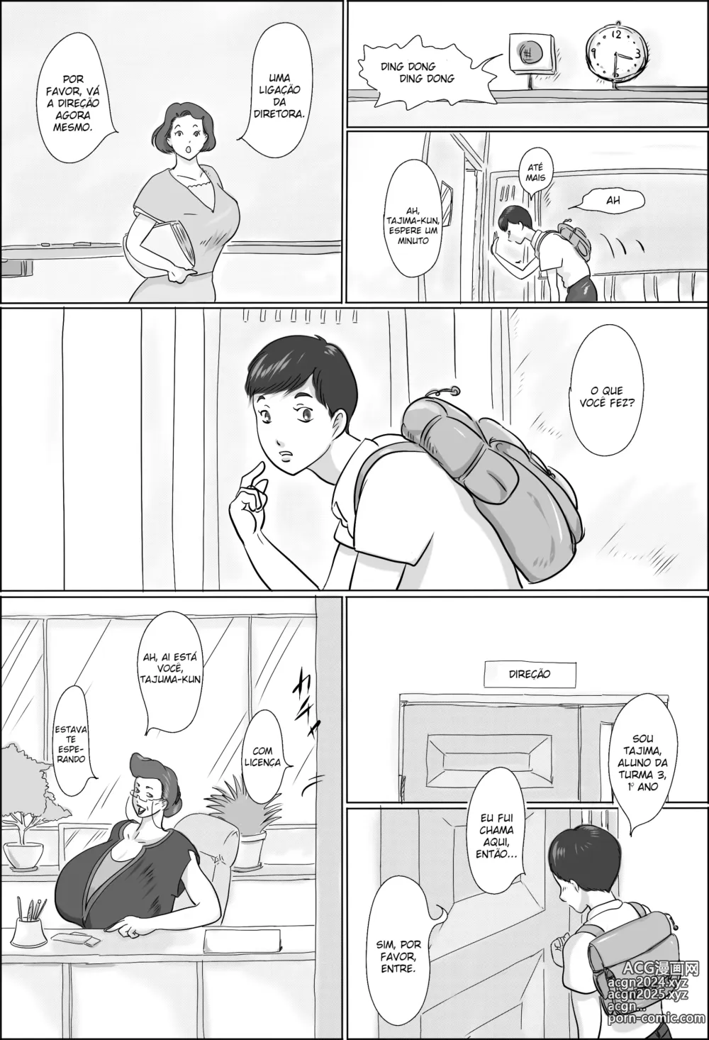 Page 3 of doujinshi Kouchou wa Gakkou de Seito o Asaru -A Diretora Persegue Alunos Na Escola